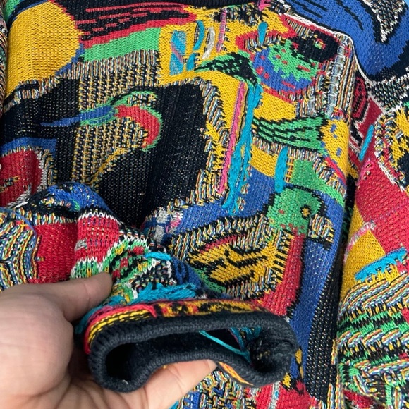 Vintage Coogi Sweater Bird Design - Picture 3 of 7